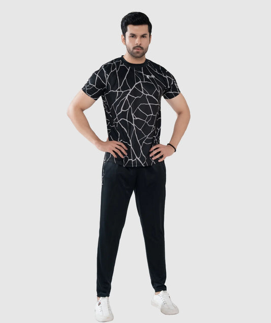 SIGNATURE EDITION – BLACK DRI FIT TRACKSUIT - Fusion Gears 1692