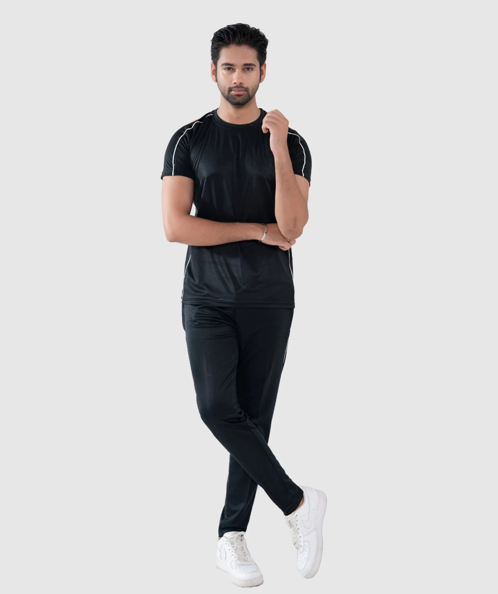 GYM FIT – BLACK DRI FIT TRACKSUIT - Fusion Gears