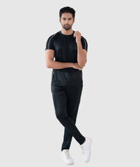 GYM FIT – BLACK DRI FIT TRACKSUIT - Fusion Gears