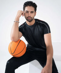 GYM FIT – BLACK DRI FIT TRACKSUIT - Fusion Gears