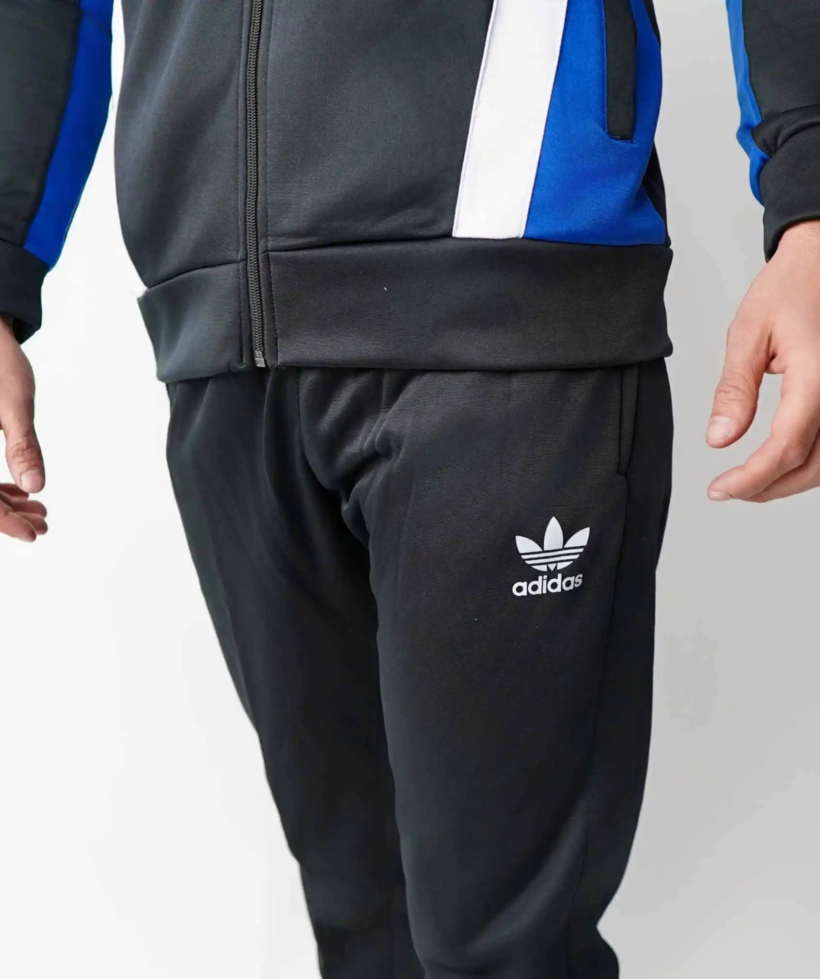 SPEED FLEX WINTER TRACKSUIT - BLACK BLUE - Fusion Gears