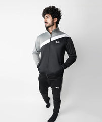 FLEX PRO WINTER TRACKSUIT - GREY BLACK - Fusion Gears
