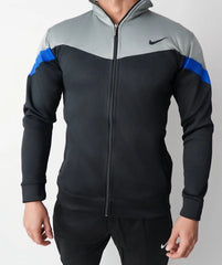 PRO FLEX WINTER TRACKSUIT - BLACK BLUE - Fusion Gears
