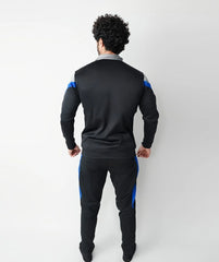 PRO FLEX WINTER TRACKSUIT - BLACK BLUE - Fusion Gears