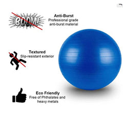 75cm Gym ball with Air pump - Fusion Gears