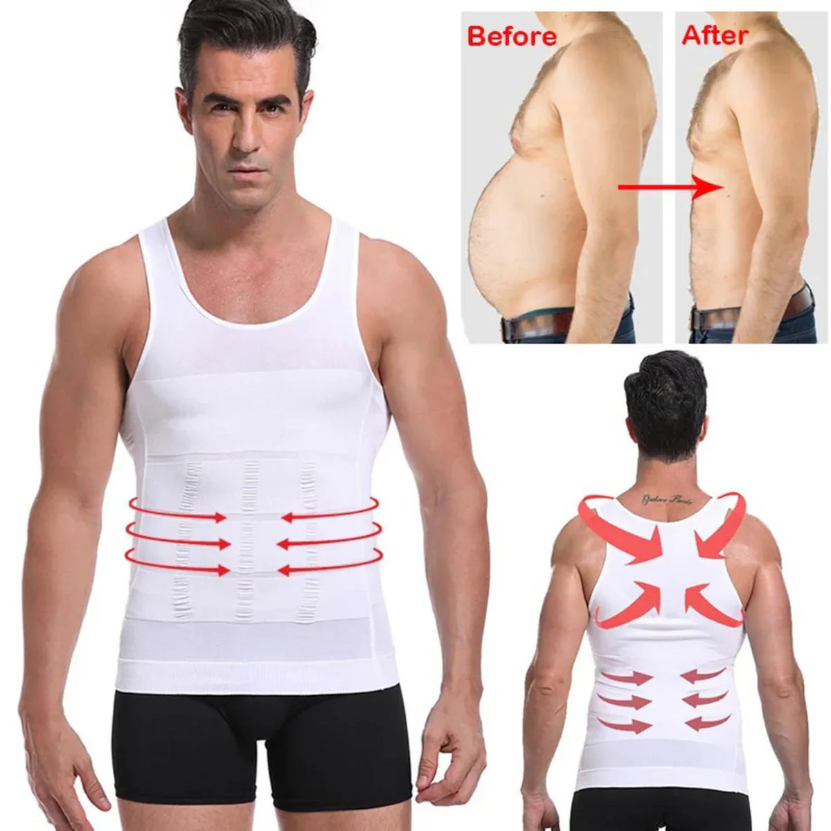 Men Slimming Premium Body Shaper - Fusion Gears